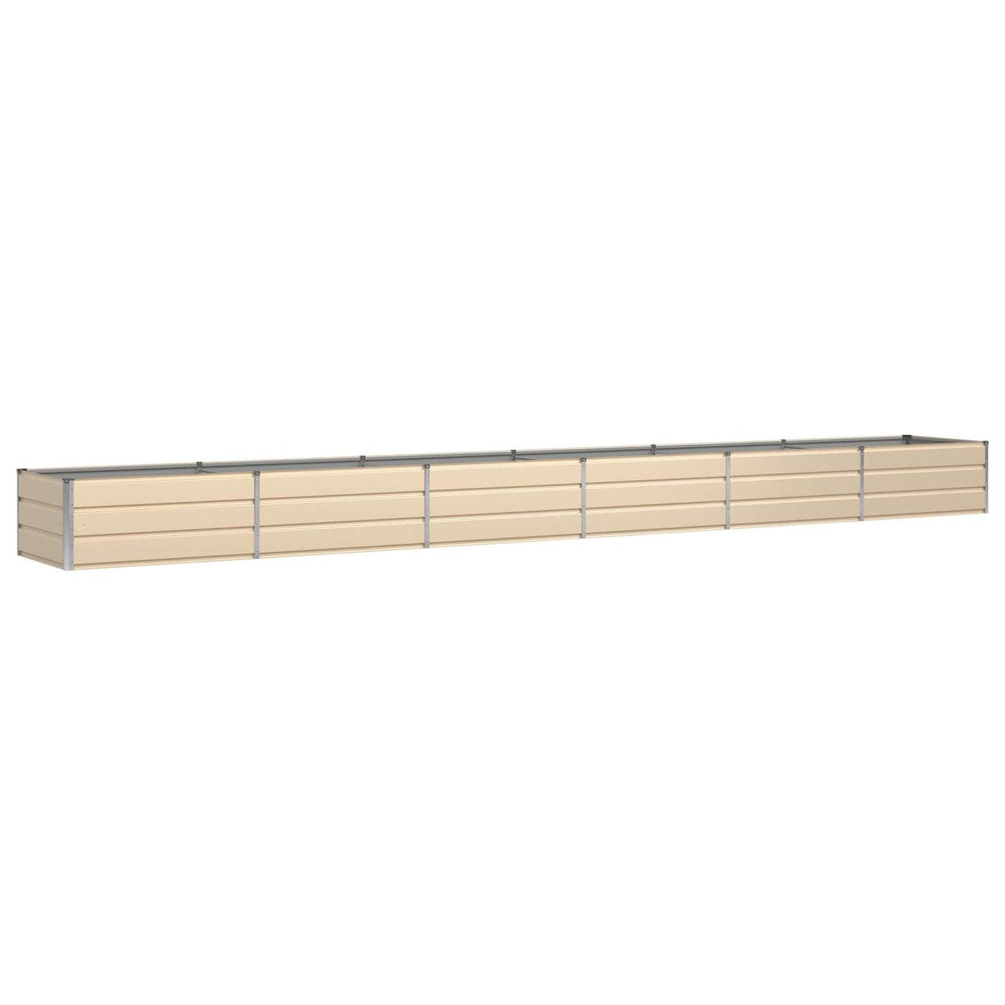 Planter Ivory 600 x 80 x 45 cm Steel