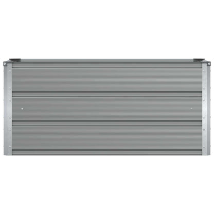 Planter Light Grey 100 x 40 x 45 cm Steel