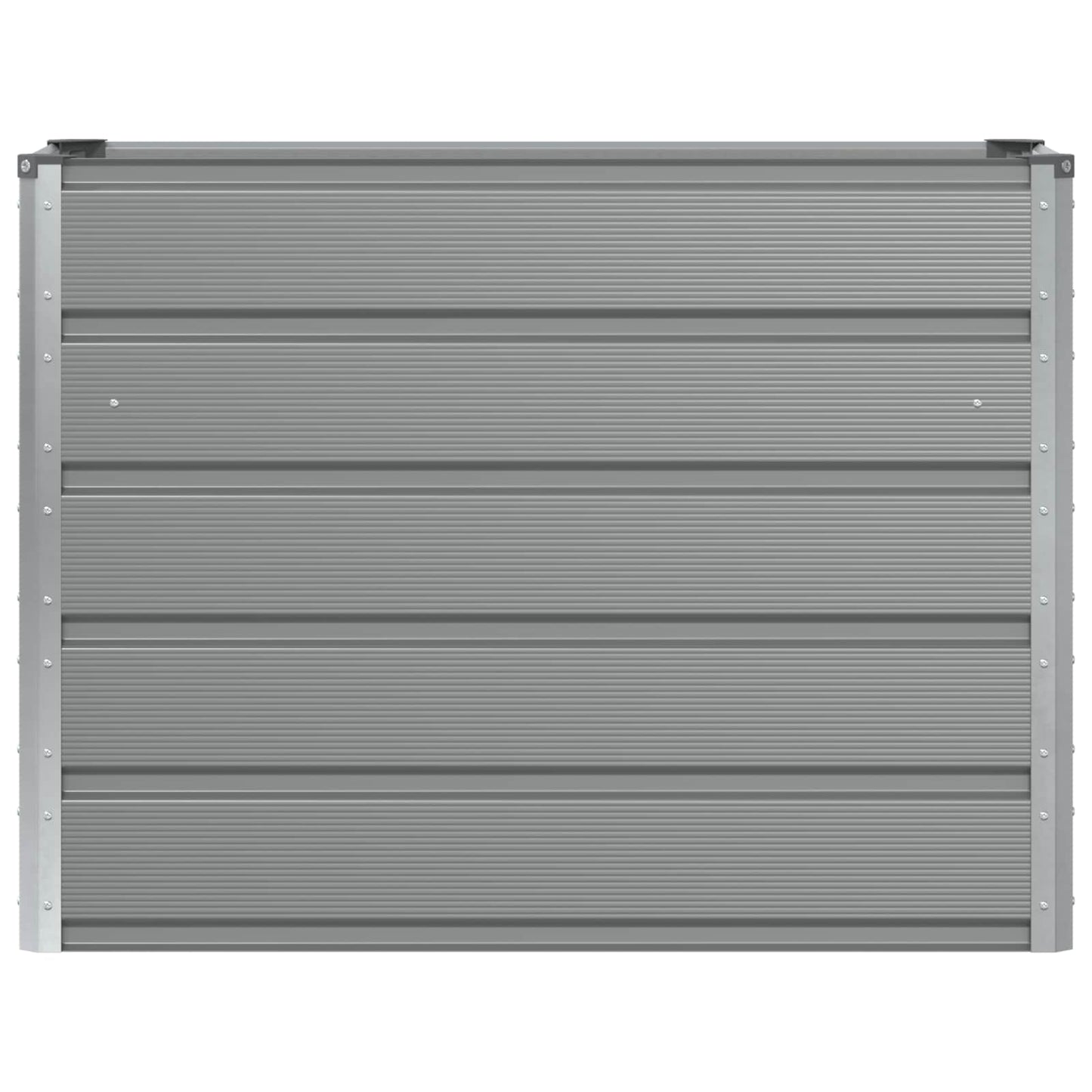 Planter Light Grey 100 x 40 x 75 cm Steel