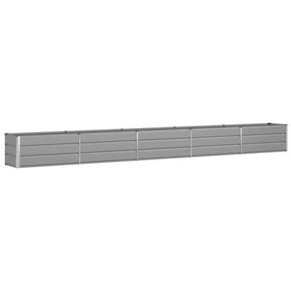 Planter Light Grey 480 x 50 x 45 cm Galvanised Steel