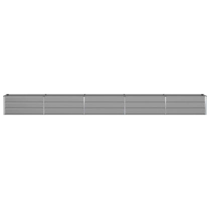 Planter Light Grey 480 x 50 x 45 cm Galvanised Steel