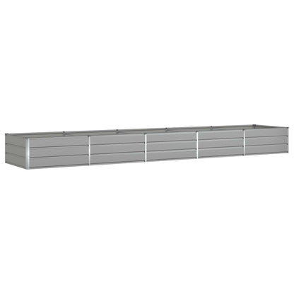 Planter Light Grey 480 x 100 x 45 cm Galvanised Steel
