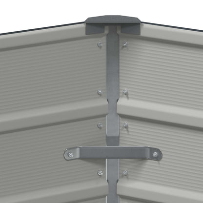 Planter Anthracite 129 x 129 x75 cm Steel