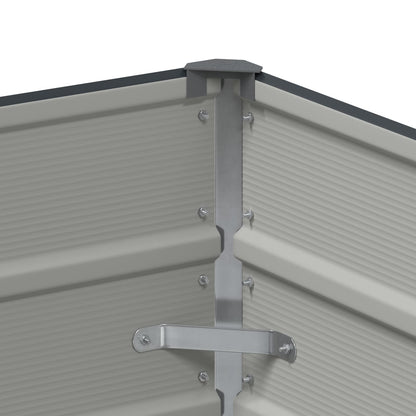 Planter Anthracite 100 x 100 x 75 cm Steel
