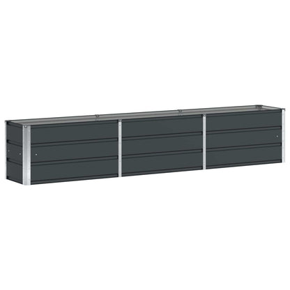Planter Anthracite 240 x 40 x 45 cm Steel