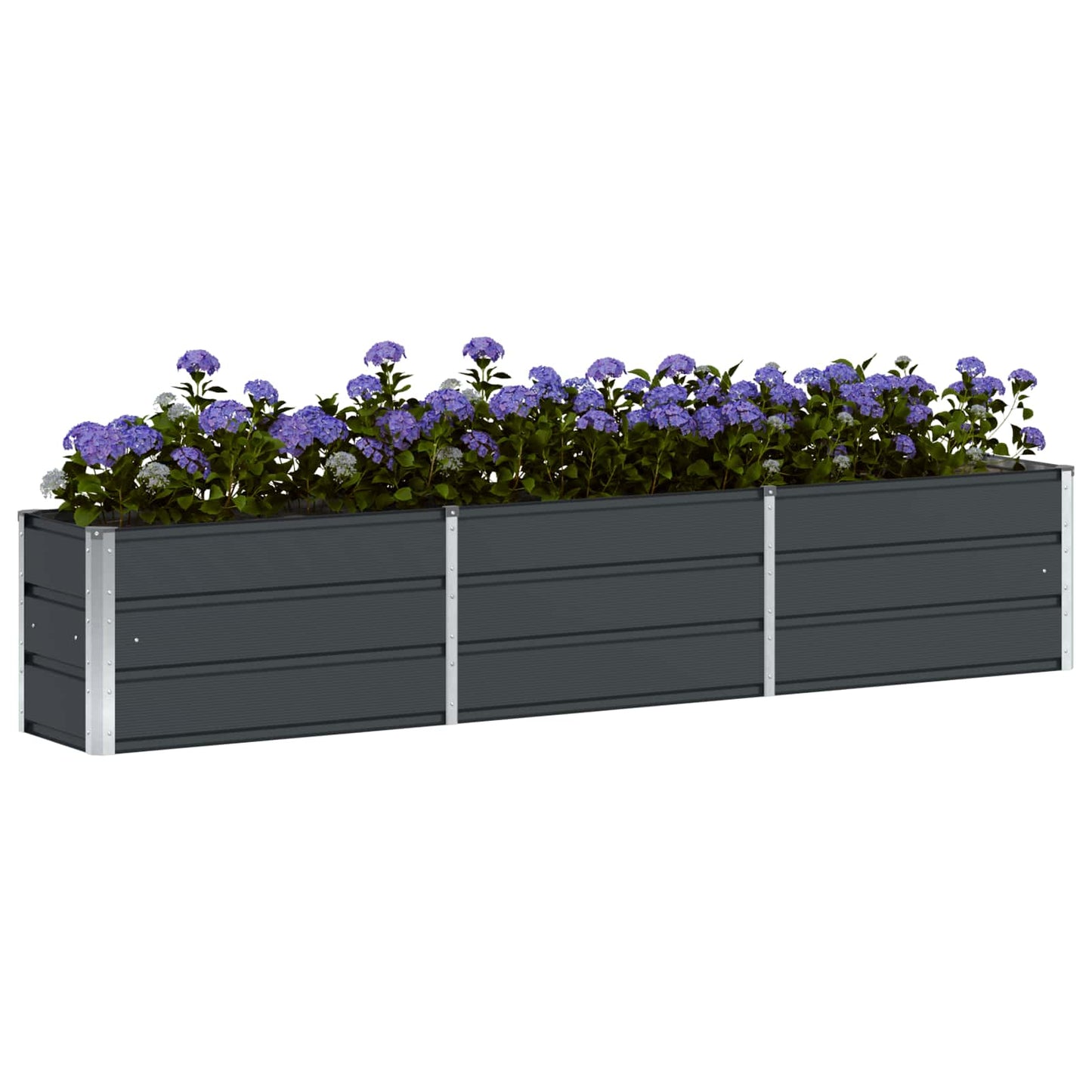 Planter Anthracite 240 x 40 x 45 cm Steel