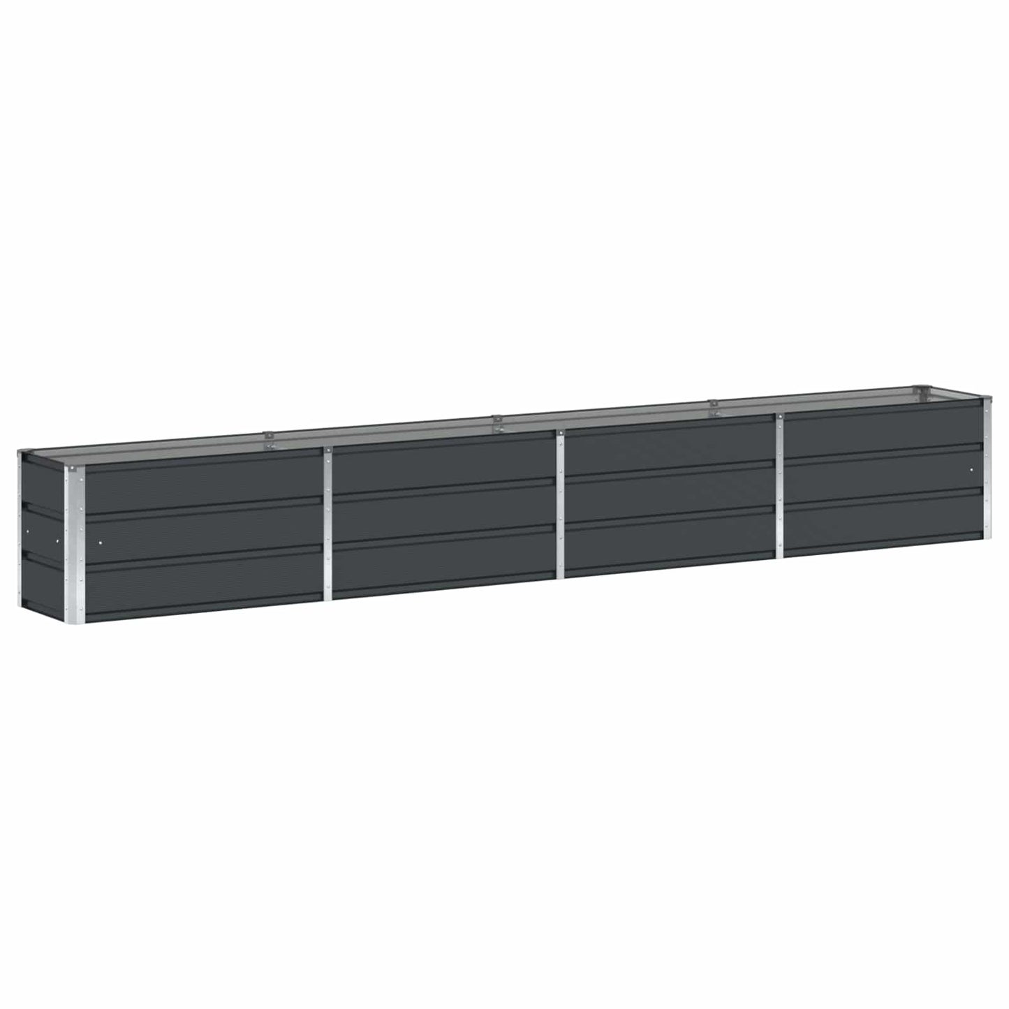 Planter Anthracite 320 x 40 x 45 cm Steel