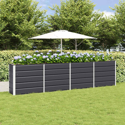 Planter Anthracite 320 x 40 x 75 cm Steel