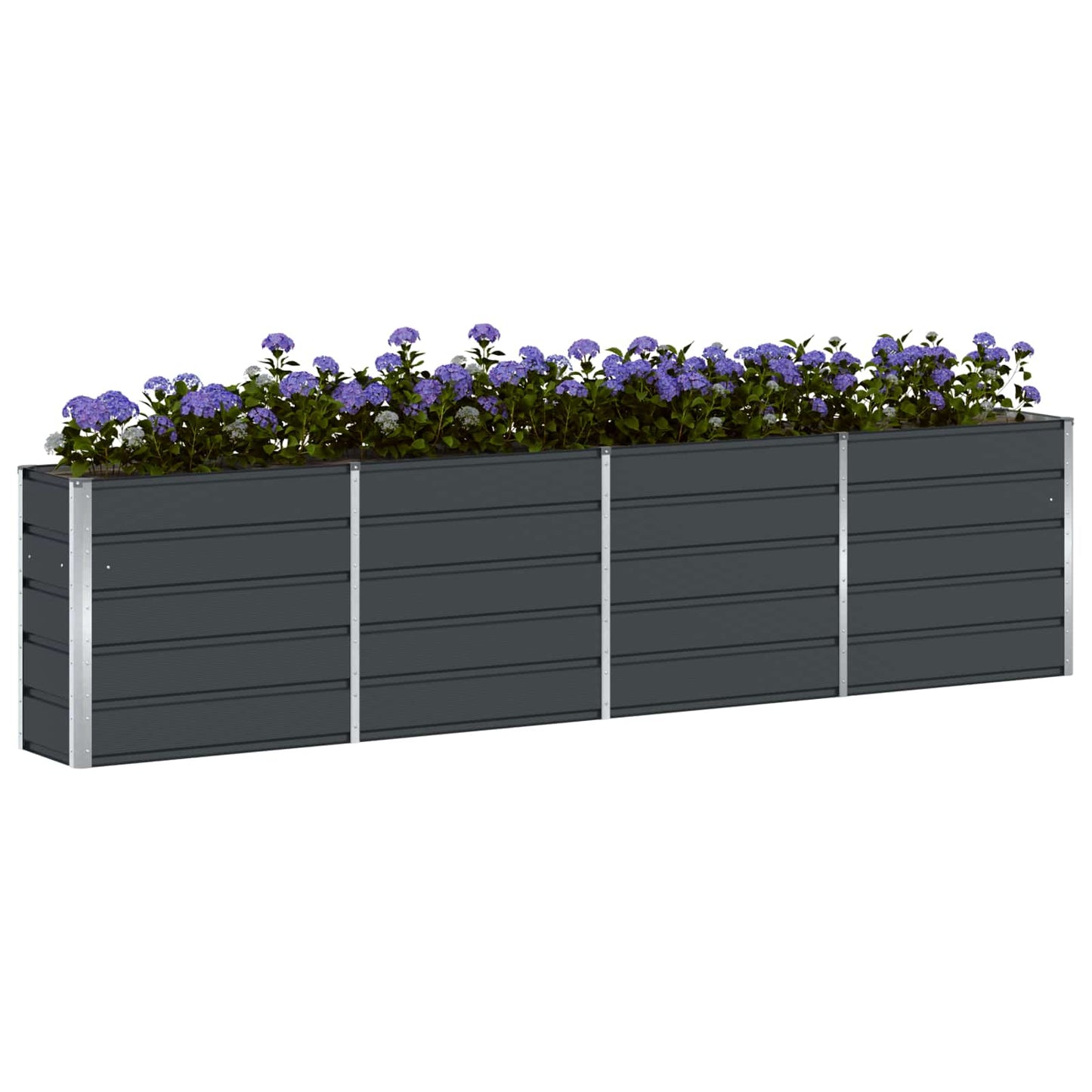 Planter Anthracite 320 x 40 x 75 cm Steel