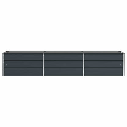 Planter Anthracite 240 x 80 x 45 cm Steel