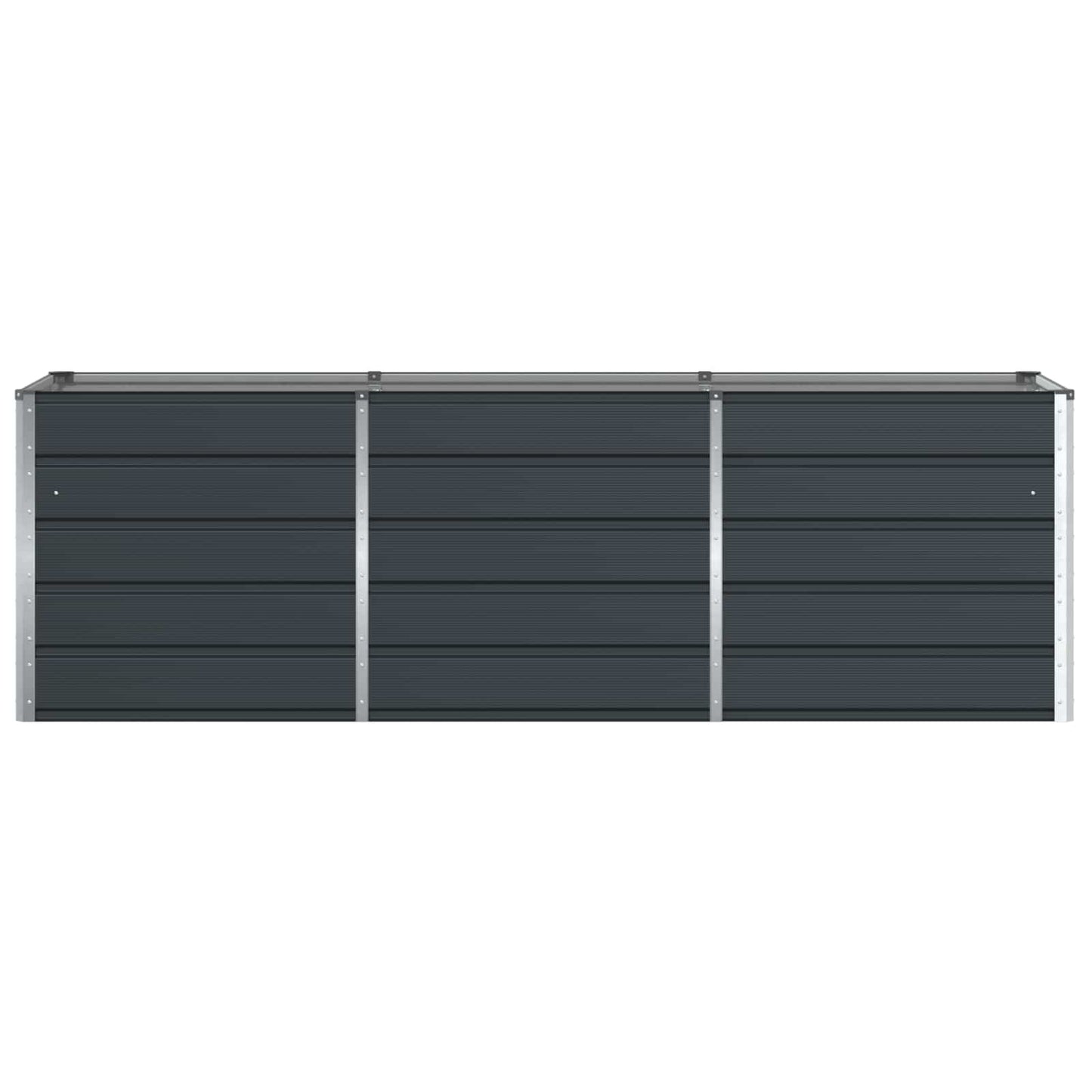 Planter Anthracite 240 x 80 x 75 cm Steel