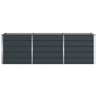 Planter Anthracite 240 x 80 x 75 cm Steel