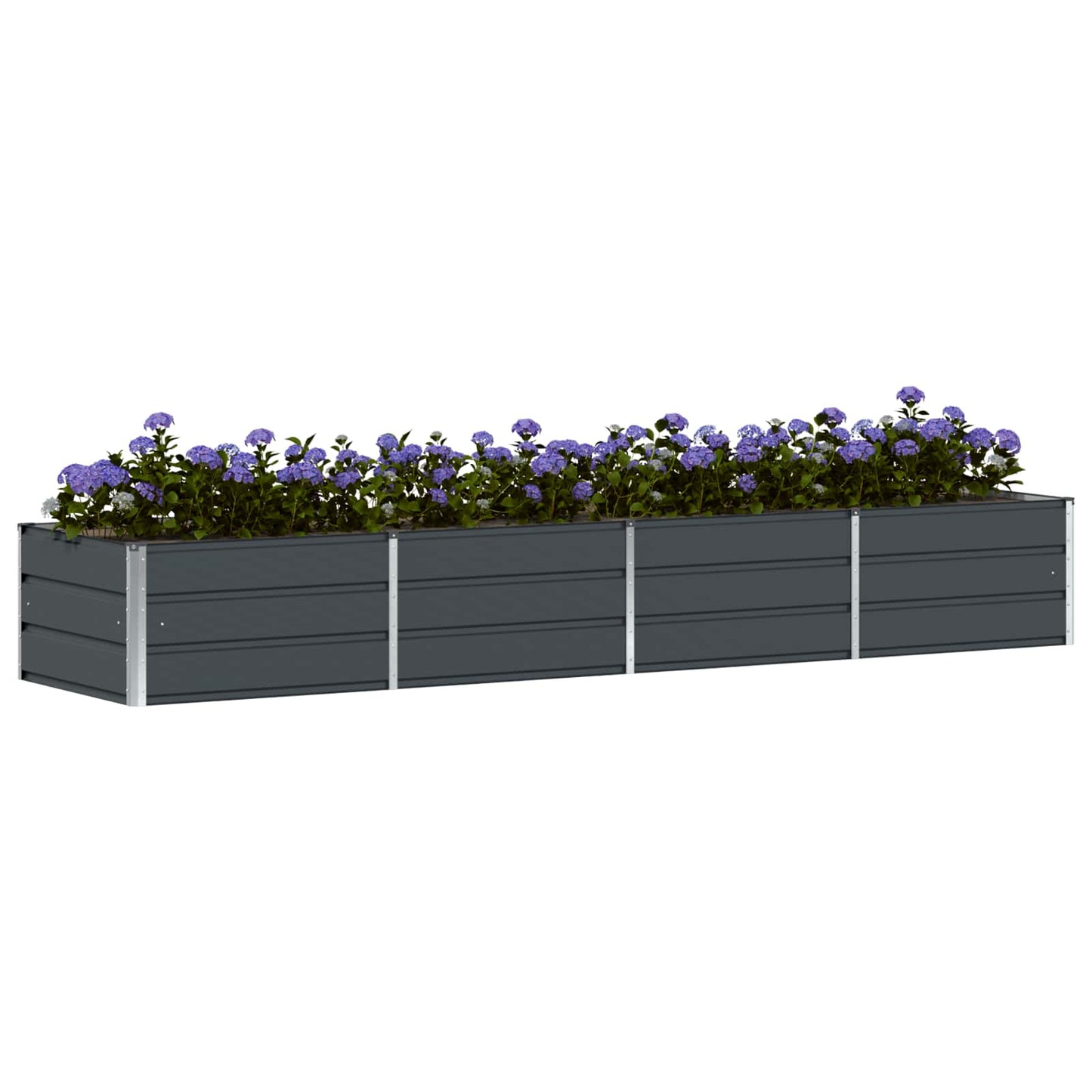 Planter Anthracite 320 x 80 x 45 cm Steel