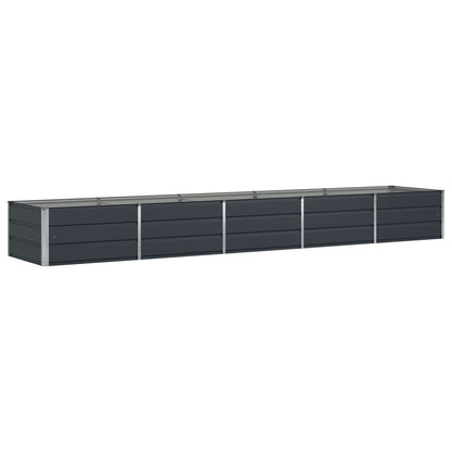 Planter Anthracite 400 x 80 x 45 cm Steel