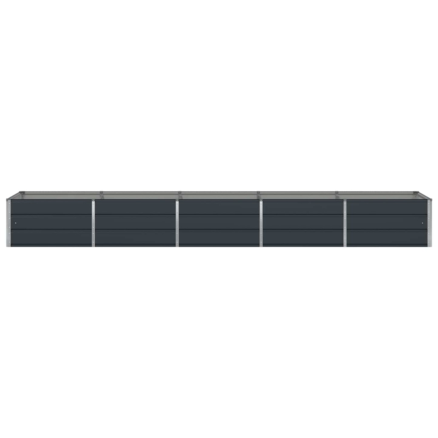 Planter Anthracite 400 x 80 x 45 cm Steel