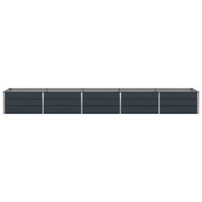 Planter Anthracite 400 x 80 x 45 cm Steel