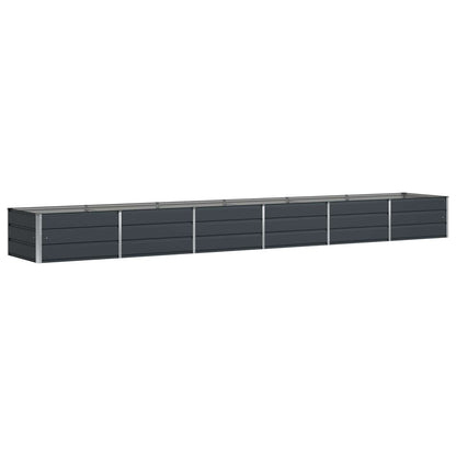 Planter Anthracite 480 x 80 x 45 cm Steel