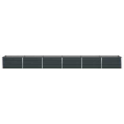Planter Anthracite 480 x 80 x 45 cm Steel