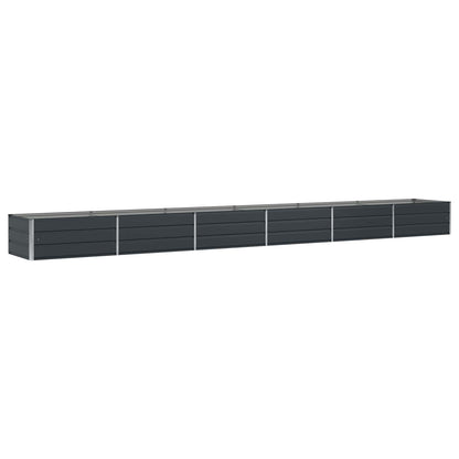 Planter Anthracite 600 x 80 x 45 cm Steel