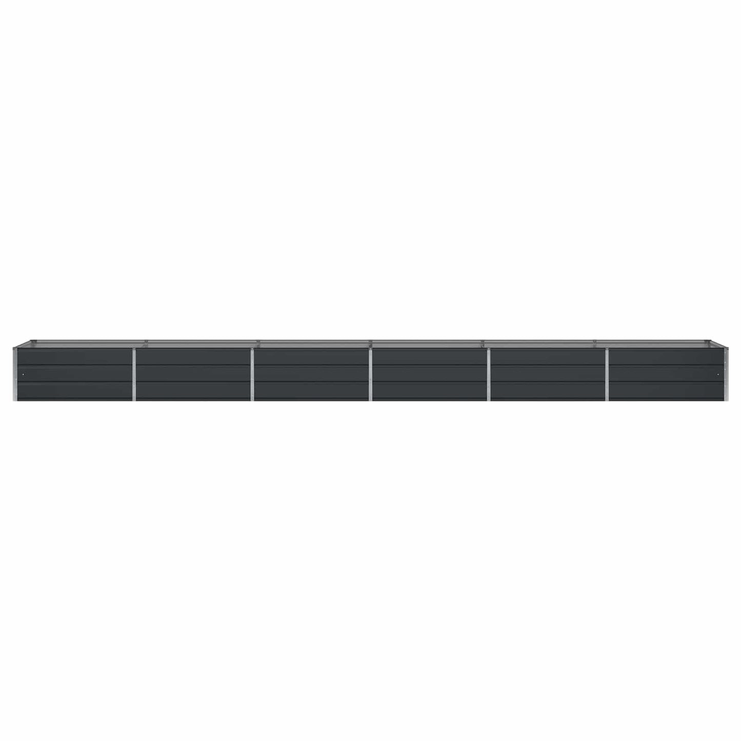 Planter Anthracite 600 x 80 x 45 cm Steel