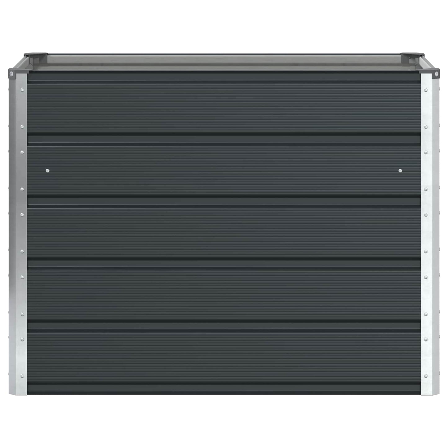 Planter Anthracite 100 x 50 x 77 cm Galvanised Steel