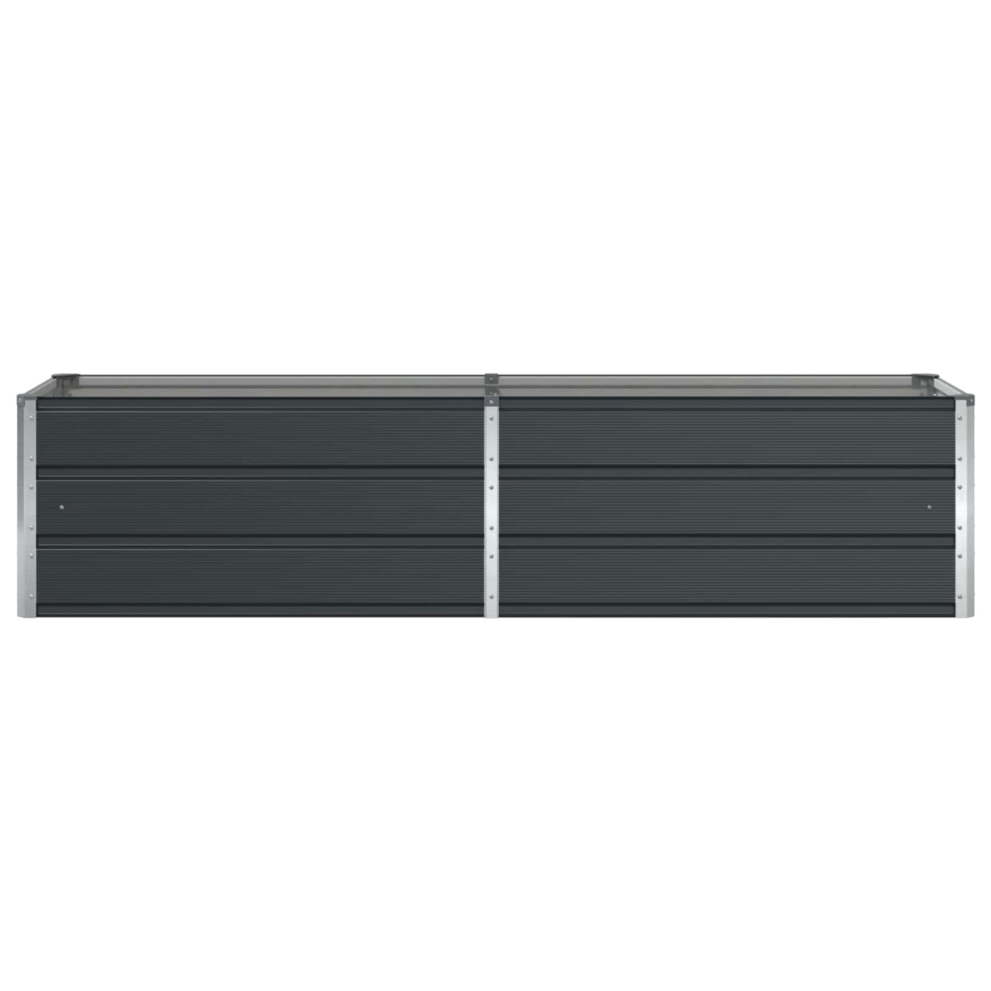 Planter Anthracite 195 x 50 x 45 cm Galvanised Steel