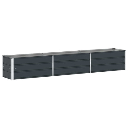 Planter Anthracite 290 x 50 x 45 cm Galvanised Steel