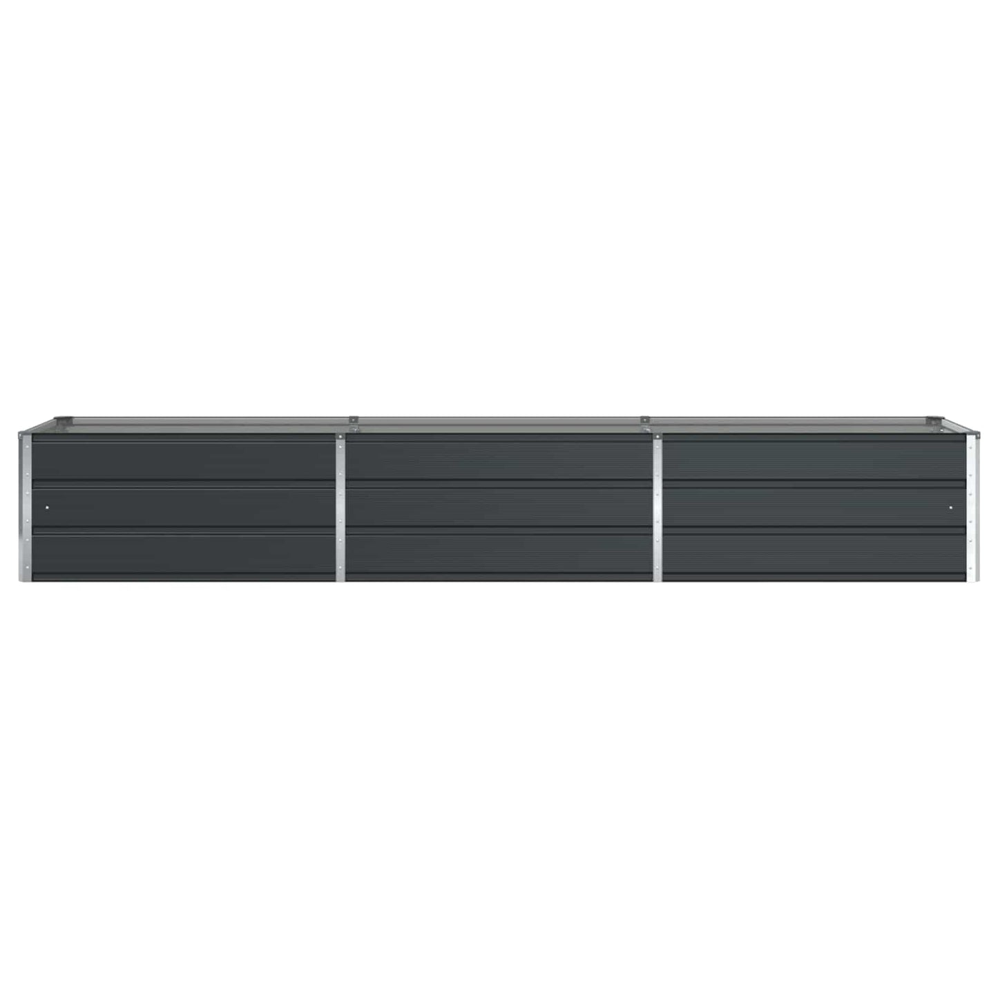Planter Anthracite 290 x 50 x 45 cm Galvanised Steel
