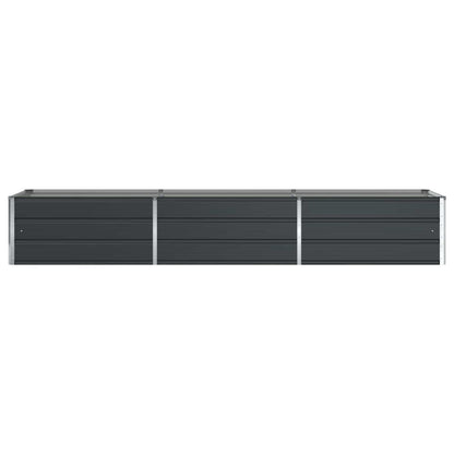 Planter Anthracite 290 x 50 x 45 cm Galvanised Steel