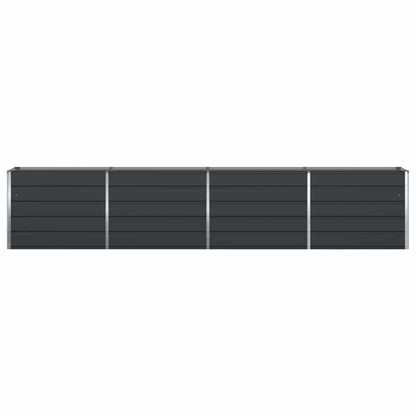 Planter Anthracite 385 x 50 x 75 cm Galvanised Steel