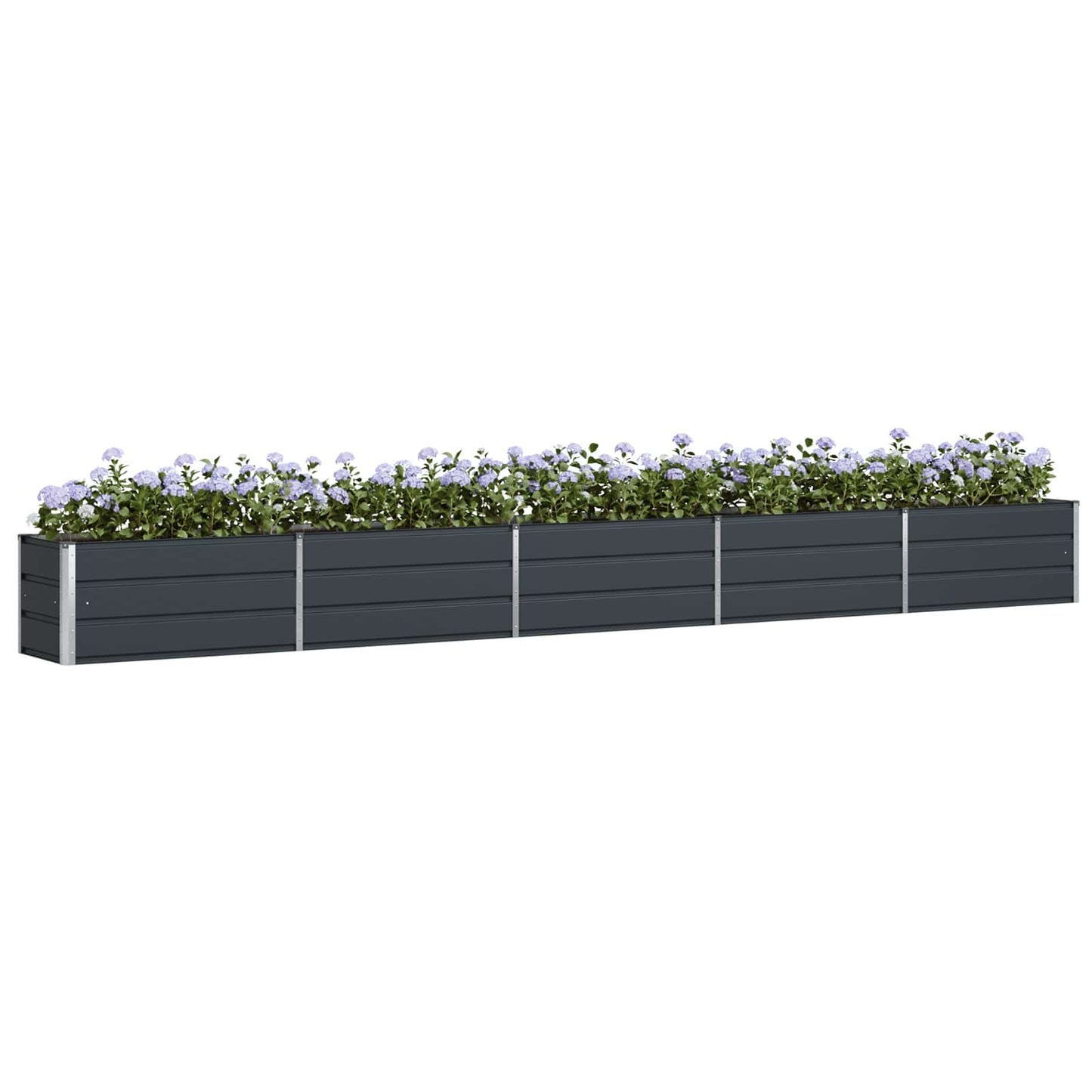 Planter Anthracite 480 x 50 x 45 cm Galvanised Steel