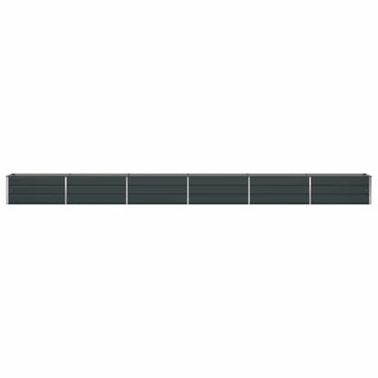 Planter Anthracite 580 x 50 x 45 cm Galvanised Steel