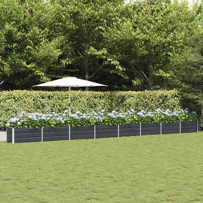 Planter Anthracite 770 x 50 x 45 cm Galvanised Steel