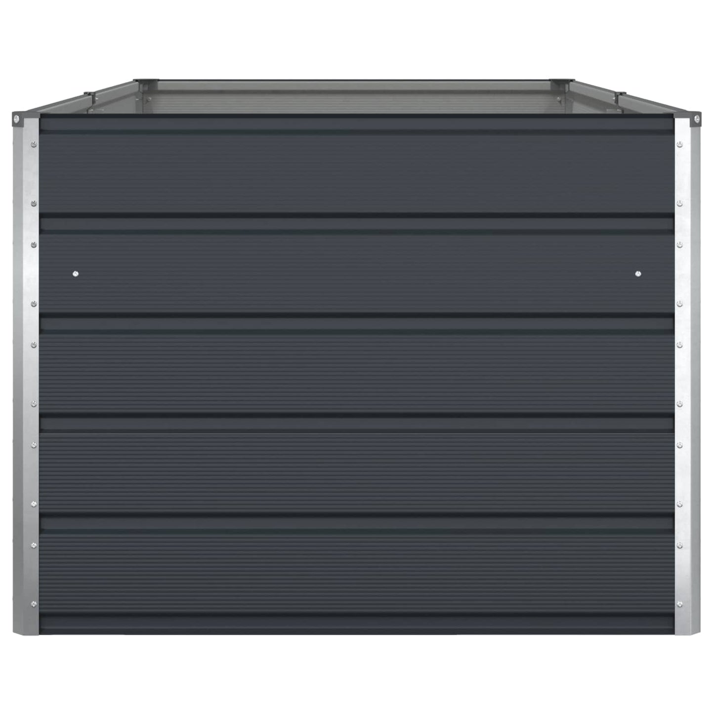 Planter Anthracite 195 x 100 x 75 cm Galvanised Steel