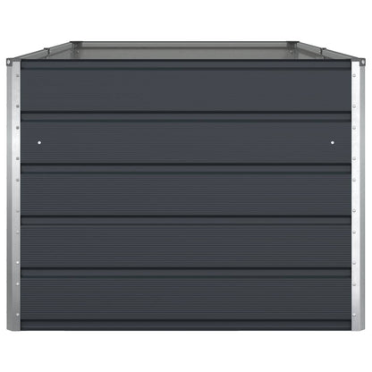 Planter Anthracite 195 x 100 x 75 cm Galvanised Steel