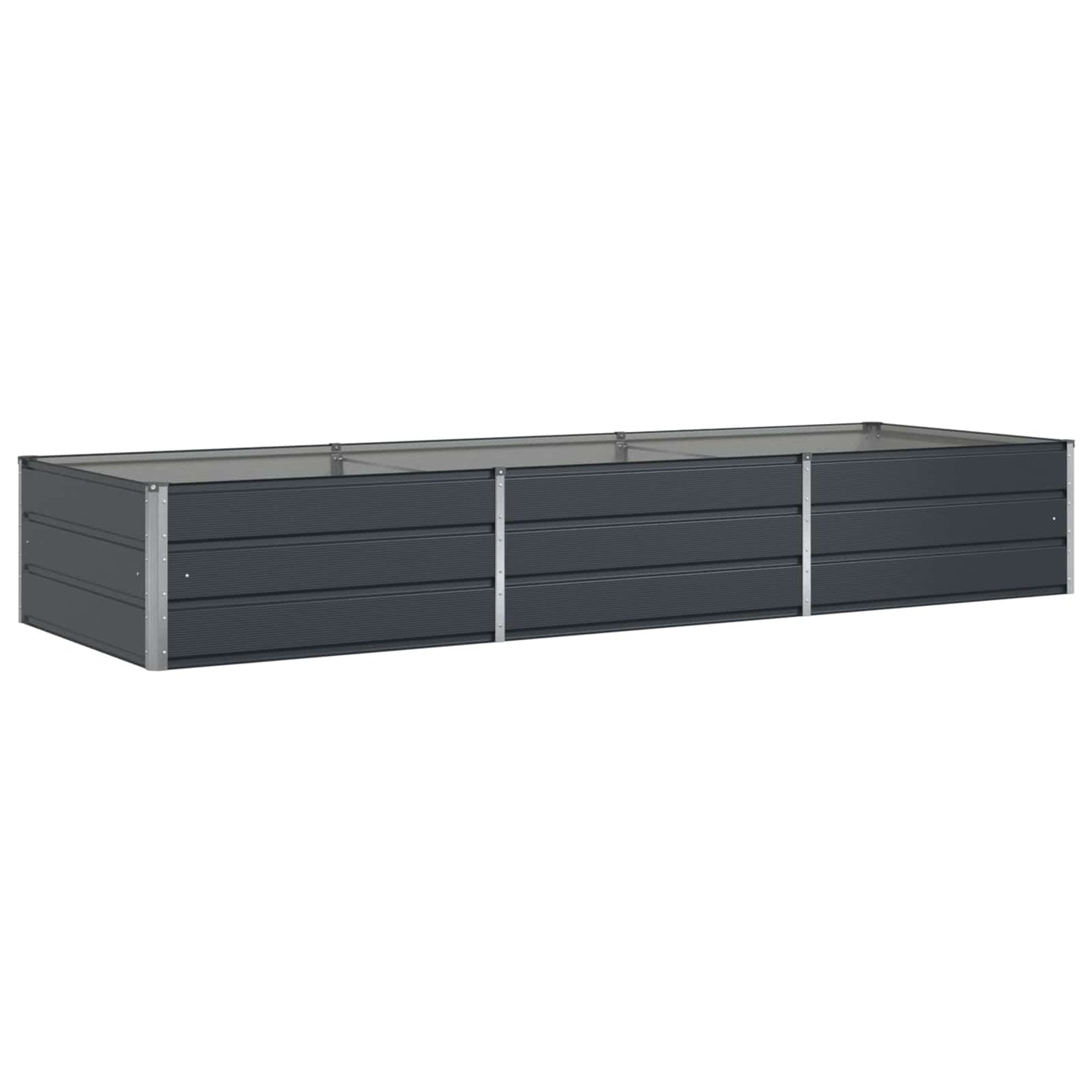 Planter Anthracite 290 x 100 x 45 cm Galvanised Steel