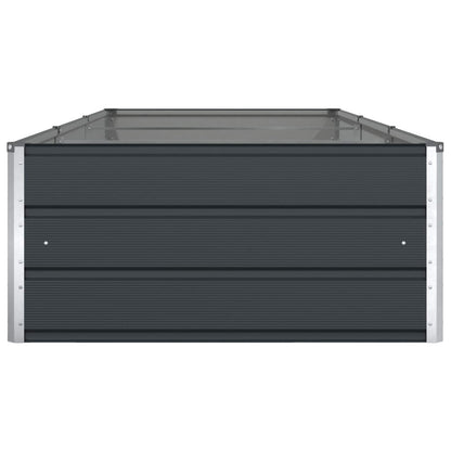Planter Anthracite 290 x 100 x 45 cm Galvanised Steel