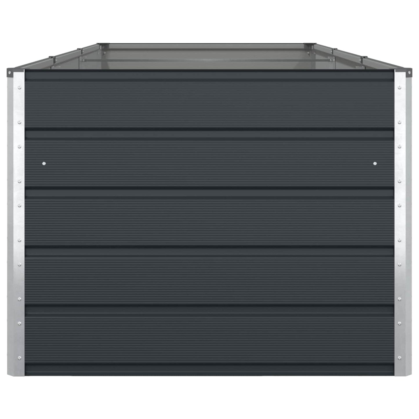 Planter Anthracite 290 x 100 x 75 cm Galvanised Steel