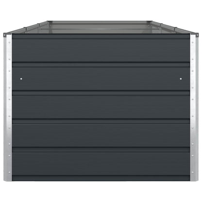 Planter Anthracite 290 x 100 x 75 cm Galvanised Steel