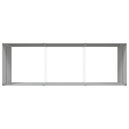 Planter Anthracite 290 x 100 x 75 cm Galvanised Steel