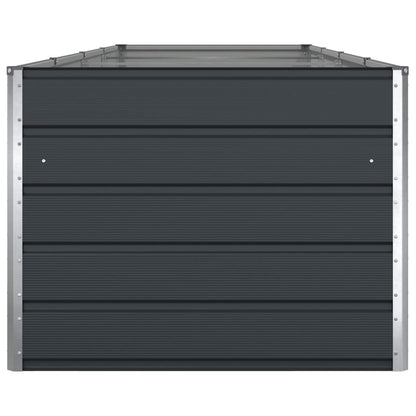 Planter Anthracite 385 x 100 x 75 cm Galvanised Steel