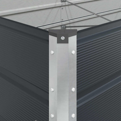 Planter Anthracite 580 x 100 x 45 cm Galvanised Steel