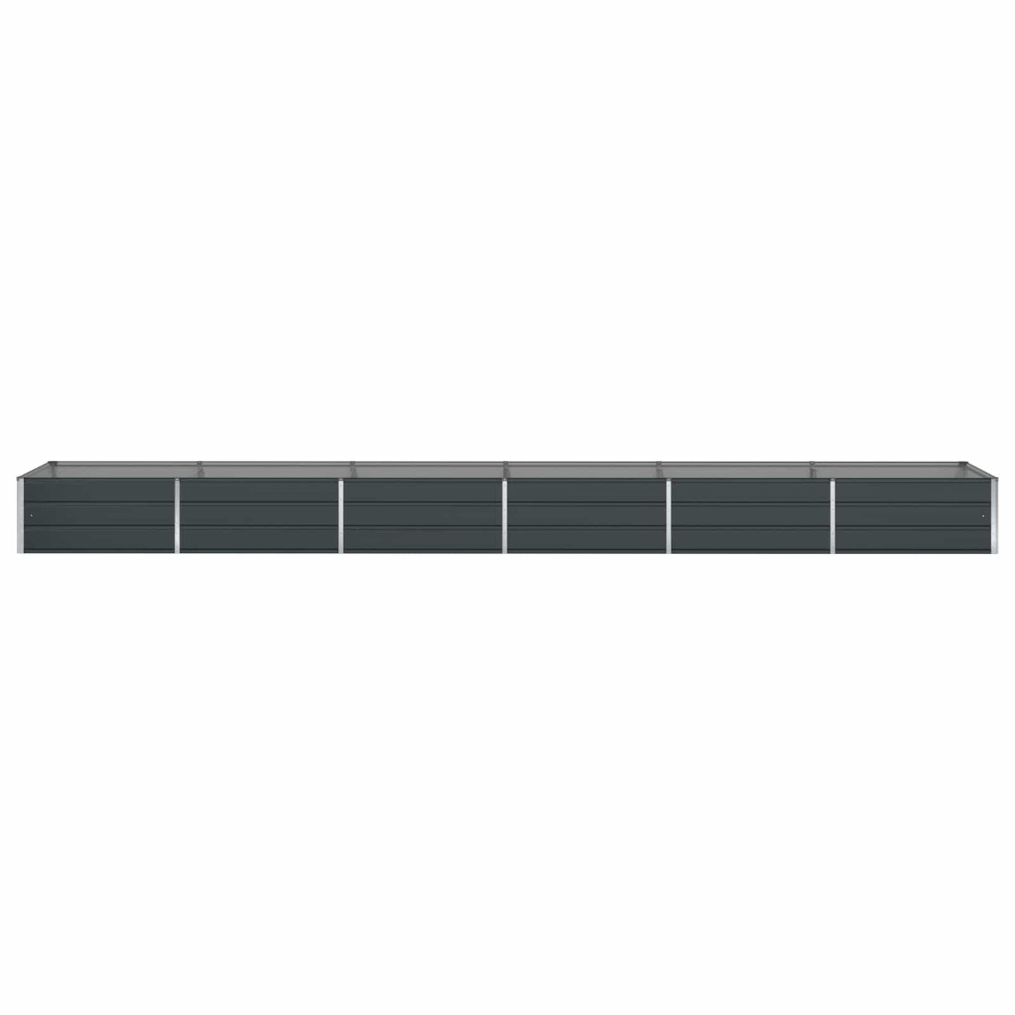 Planter Anthracite 580 x 100 x 45 cm Galvanised Steel