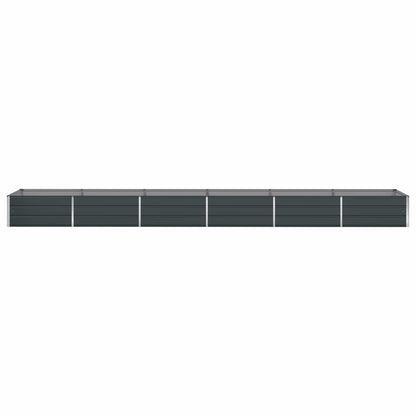 Planter Anthracite 580 x 100 x 45 cm Galvanised Steel