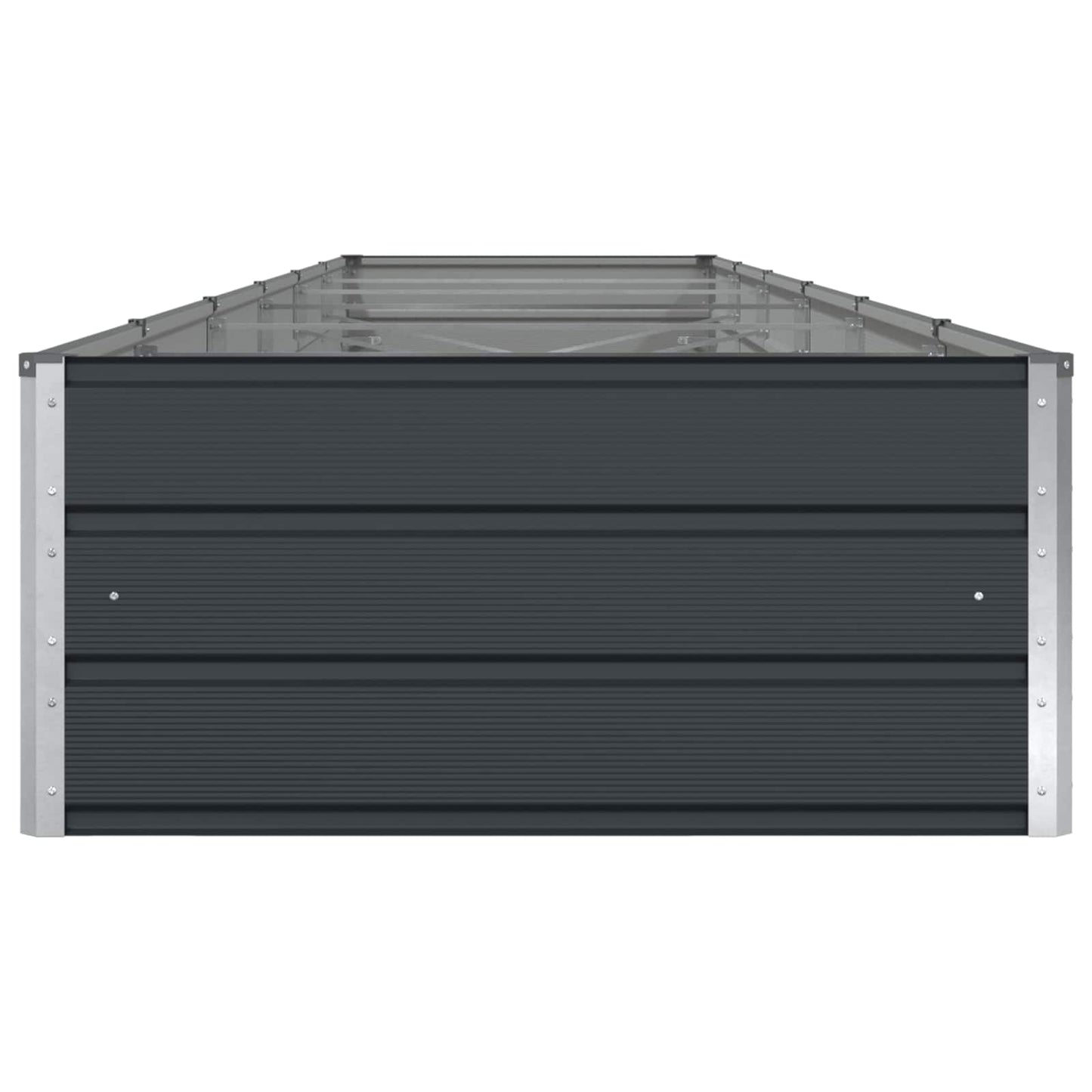 Planter Anthracite 580 x 100 x 45 cm Galvanised Steel