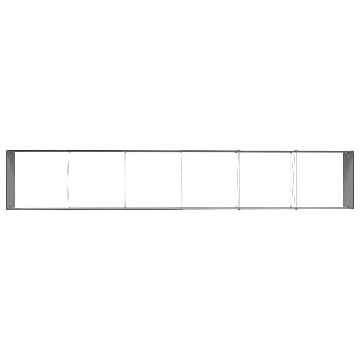 Planter Anthracite 580 x 100 x 45 cm Galvanised Steel