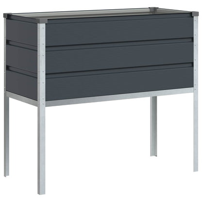 Planter Anthracite 100 x 45 x 90 cm Galvanised Steel