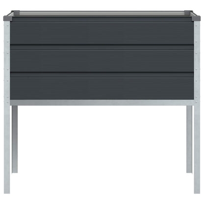 Planter Anthracite 100 x 45 x 90 cm Galvanised Steel