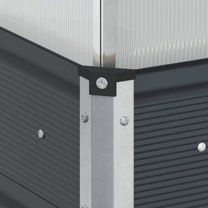 Planter Anthracite 100 x 100 x 77 cm Galvanised Steel