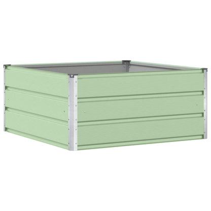 Planter Pastel Green 100 x 100 x 45 cm Steel